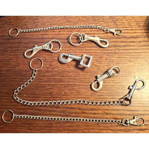 Lot de 7 Mousquetons Pivotants