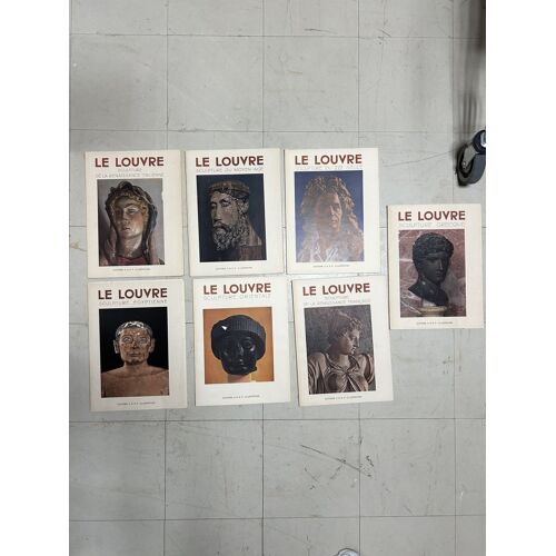 Collection Rare 7 Portfolios Art - Le Louvre Sculpture - Éditions Snep Illustration