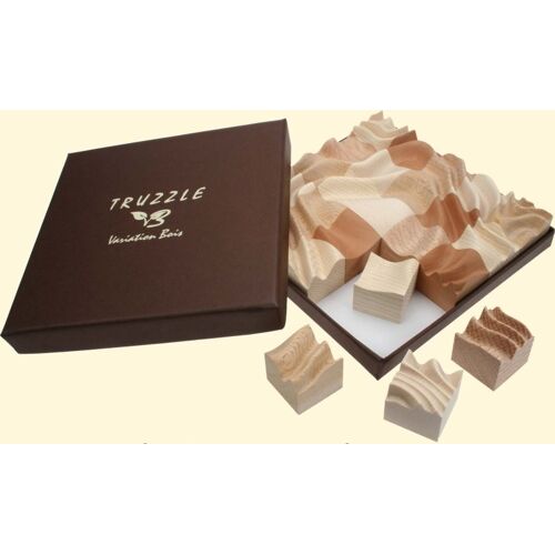 Puzzle "Truzzle en bois" RARE modèle "ATOLL"