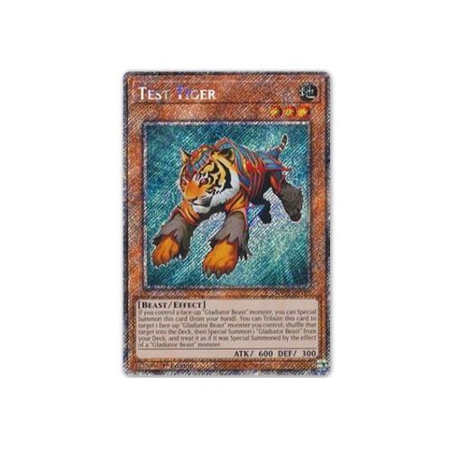 Yu Gi Oh Ra03 Fr189 Tigre De Laboratoire Platinum