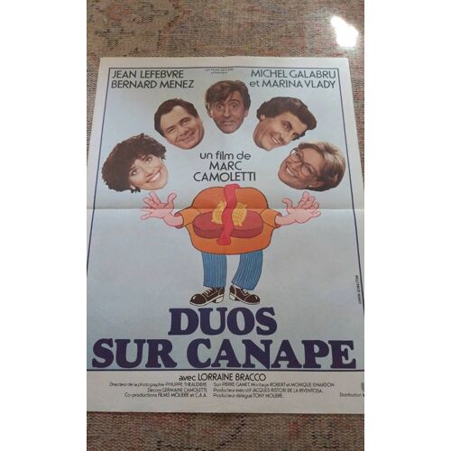 Duos Sur Canapé Affiche Cinema Originale 60x80