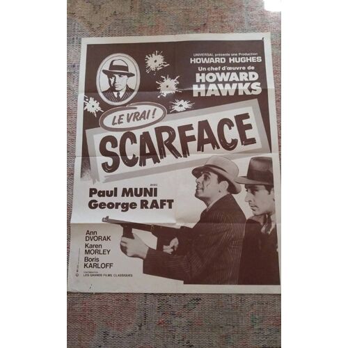 Scarface Affiche Cinema Originale 60x80