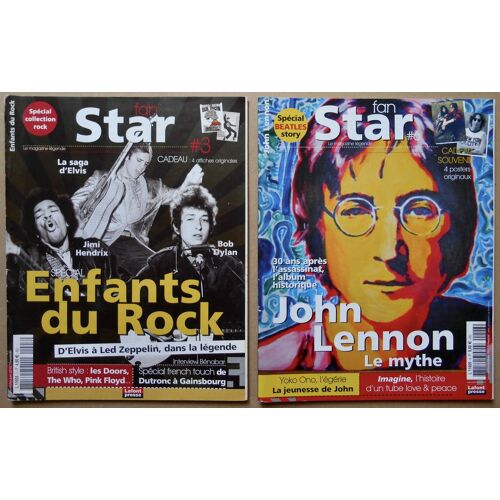 Magazines Fan Star N° 3 Et 6