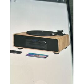 Micro chaîne Bluetooth Thomson avec platine intégrée bois noir MIC300TT neuve