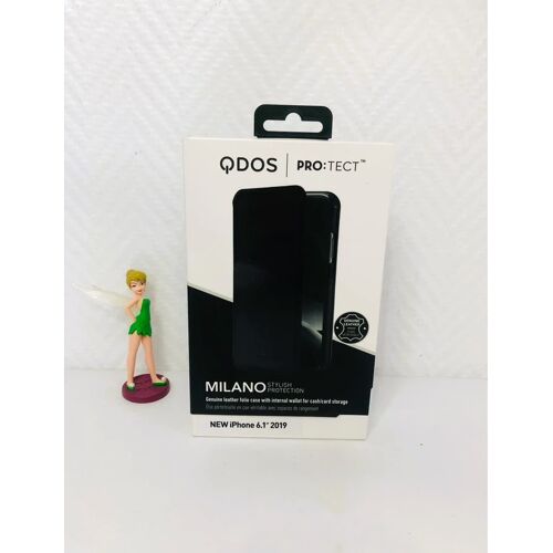 Coque portefeuille cuir iPhone 11 / XR2 QDOS Milano