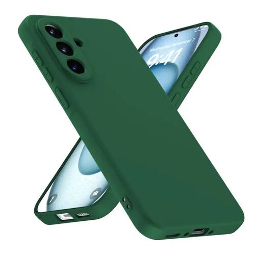 Coque pour Samsung Galaxy A37 5G - housse etui silicone gel fine + verre trempe - VERT