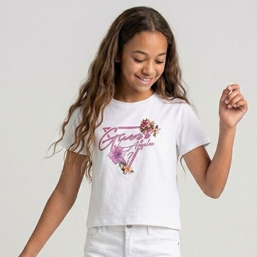 Tee Shirt Mc J6gi15k6yw4-G011 Enfant Guess