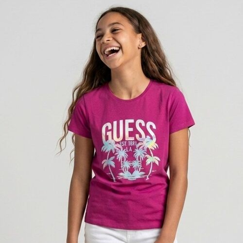 Tee Shirt Mc J6gi14k6yw4-G4a2 Enfant Guess
