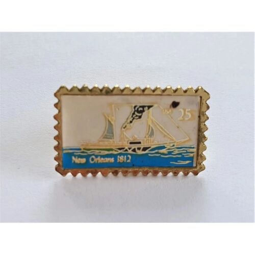 Pins Bateau New Orleans 1812 Usa Timbre 25