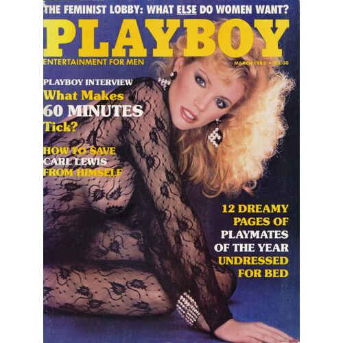 Playboy Usa 03/1985 Les Playmates De L'Annee En Lingerie/Donna Smith