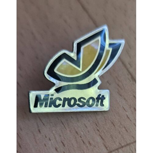 Pin'S Microsoft, Ibm, Compaq, Hp... Rare. Forme Papillon Signé Arthus Bertrand. Autres: Ibm, Os/2, Hp...
