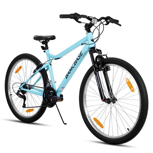 Hiland Vtt 26 Pouces Pour Femme, 18 Vitesses, Vtt Pour Femme Avec Freins En V, Vtt Robuste Pour Femme, Vert