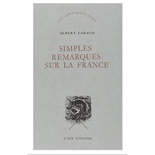 Simples Remarques Sur La France