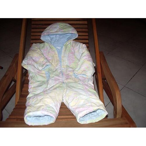 Combinaison 12 Mois , Molletonnée Tons Pastels Chaude +++