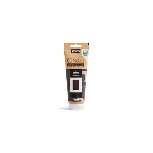 Peinture Acrylique - Ombre Brûlée - 34 - Haute Viscosité - Pébéo - Origin Acrylics - 120ml