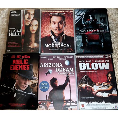 Johnny Depp Pack 6 Films Dvd