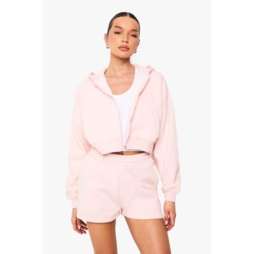 Boohoo Hzz27159-696-56 Short Sweatshorts Femme Rose - M