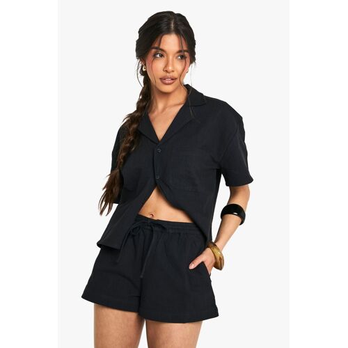 Boohoo Hzz26986-105-14 Short Femme Noir - 6