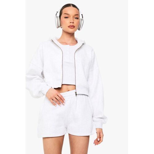 Boohoo Hzz27155-978-56 Short Sweatshorts Femme Gris - M