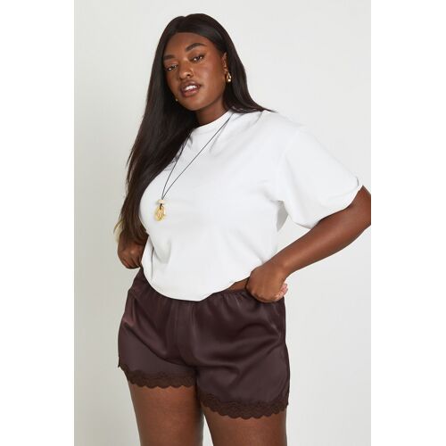 Boohoo Hzz52372-186-266 Short Femme Chocolat - 28
