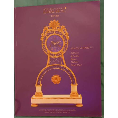 Catalogue Hôtel Des Ventes Giraudeau-Tours-4 Mars 2023