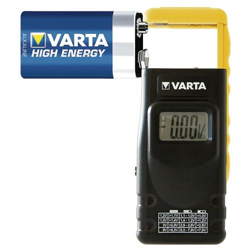 Varta 891101401 testeur de piles et d'énergies Noir et Jaune