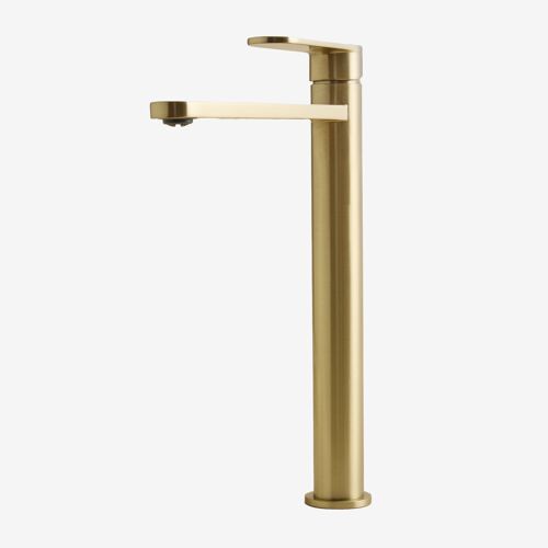 Robinet de lavabo en laiton Alameda Or brossé ¿30 cm