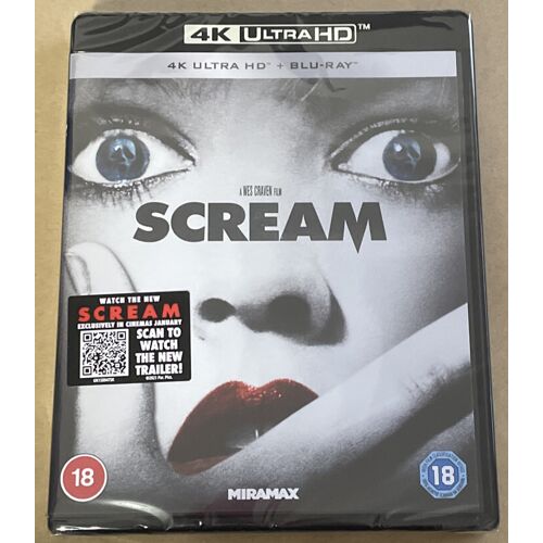 Scream 4k Ultra Hd - Blu-Ray Film D'horreur