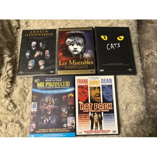 Pack 5 Dvd Spectacles Musicaux De Scène
