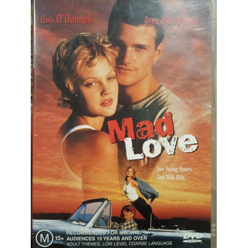 Mad Love Rare Teen Romance Chris O'donnell & Drew Barrymore - Dvd