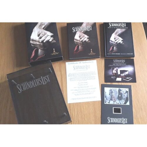 Schindler's List - Coffret Plexiglas Édition Limitée Dvd + Livre + Cd + Senitype + Certificat