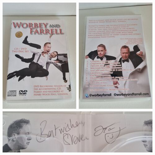 Dvd Worbey And Farrell Cd Two Disc Set - Steven Worbey (2016) - Signé