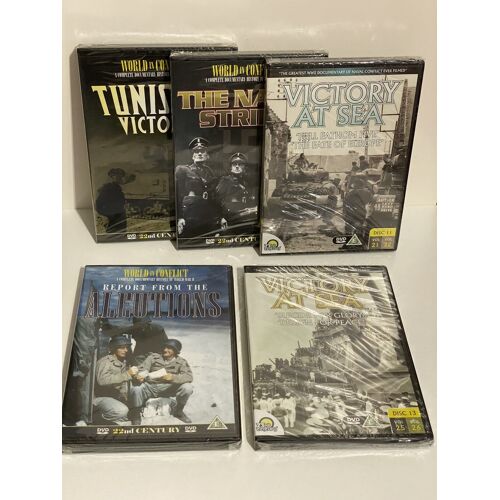 5 Dvd World In Conflict & Victory