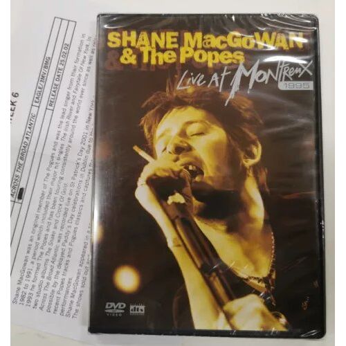 Shane Macgowan Live At Montreux 1995 With The Popes - Dvd