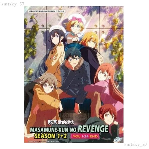 Anime Masamune-Kun No Revenge + R (Saison 1+2) Vol. 1-24 Dvd