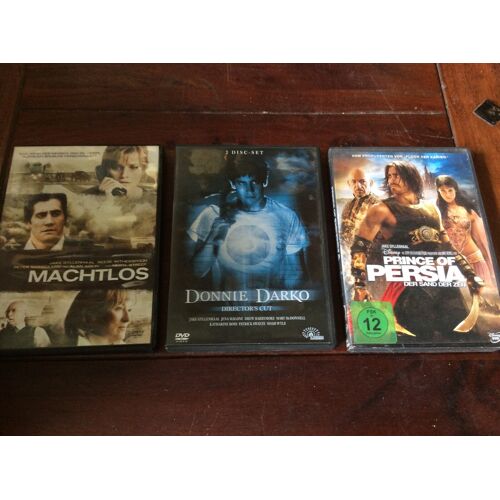 Jake Gyllenhaal Machtlos + Donnie Darko + Prince Of Persia - Dvd