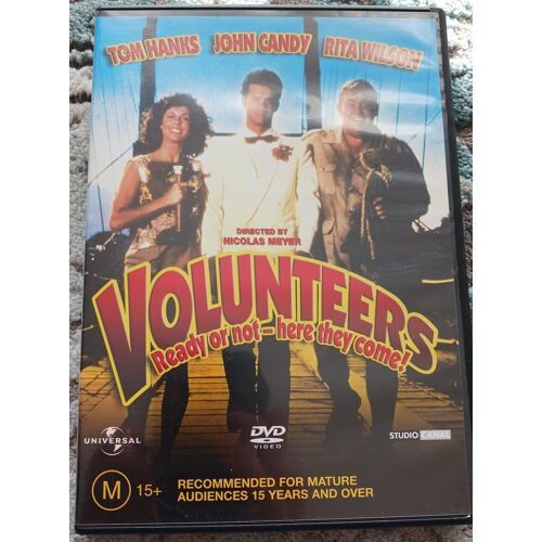 Volunteers Tom Hanks John Candy Rare Dvd (1985)