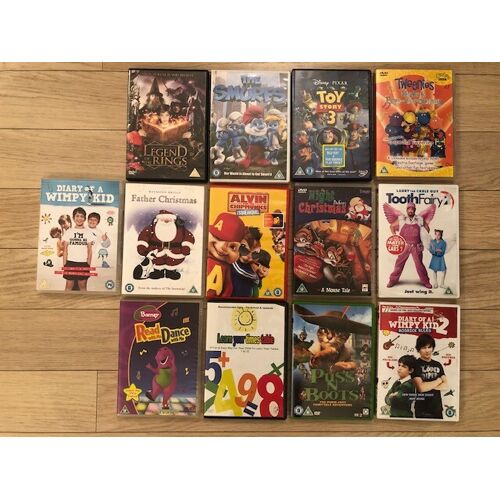 Lot De 13 Dvd Pour Enfants, Favoris Pour Divers Âges