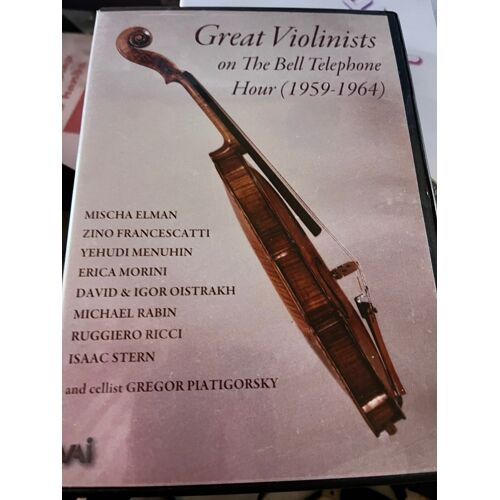 Dvd Great Violinists On The Bell Telephone Hour (1959)