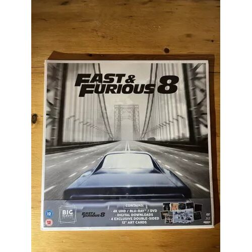 Fast & Furious 8 - Big Sleeve Vinyl Edition 4k Ultra Hd + Blu-Ray + Dvd + Art Cards