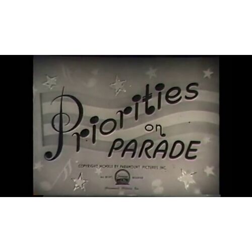 Priorities On Parade Dvd (1942) Avec Ann Miller, Johnny Johnston
