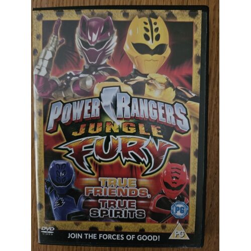 Dvd Power Rangers Jungle Fury True Friends True Spirits
