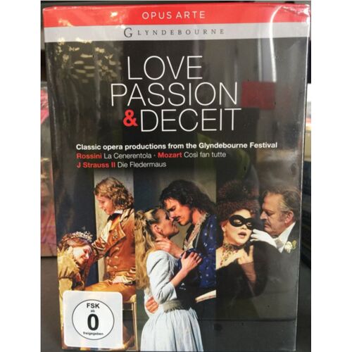 Coffret Dvd Love Passion And Deceit (Glyndebourne Box Set)