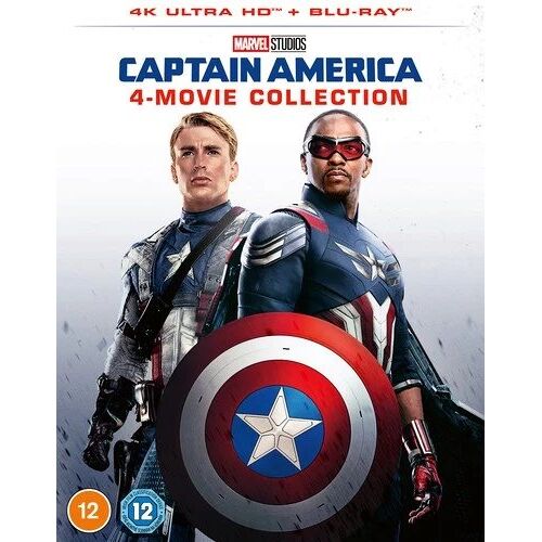 Marvel's Captain America 1-4 Collection Uhd/Bd [Blu-Ray] [Region A & B & C] [4k Uhd]