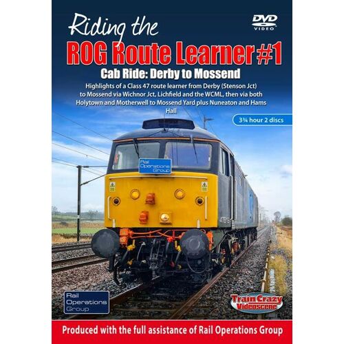 Riding The Rog Route Learner #1 - Cab Ride: Derby To Mossend Dvd