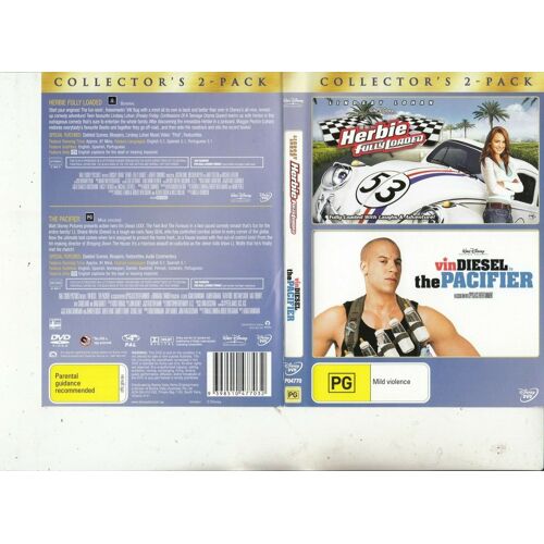 Herbie Fully Loaded (Lindsay Lohan) & The Pacifier (Wdp-2) (2005) - Dvd
