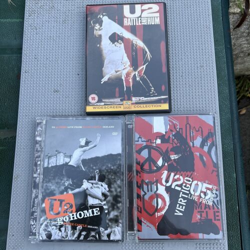 Lot De Dvd U2: Go Home, Vertigo Live From Chicago, Rattle & Hum (2005)