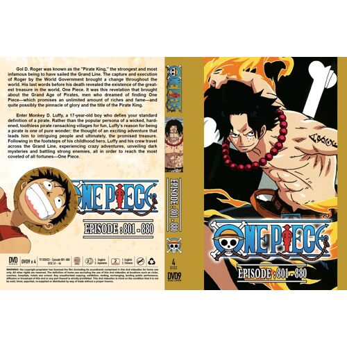 One Piece (Épisodes 801-880) - Anime Dvd - Doublé En Anglais - Toutes Régions