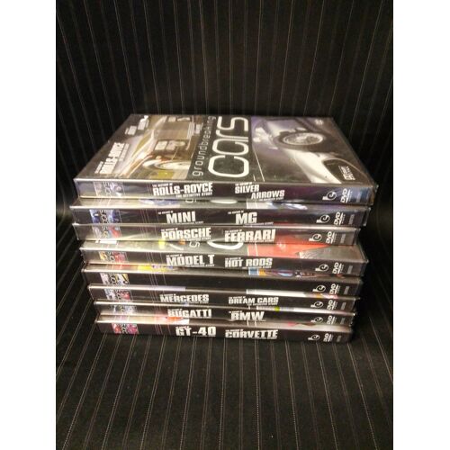 Groundbreaking Cars X 8 Dvd - Collection De Voitures Emblématiques