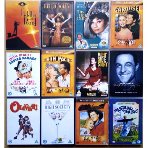 Comédies Musicales : Fiddler On The Roof, High Society - Gene Kelly - Dvd